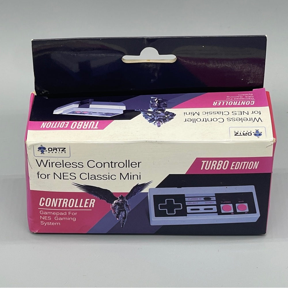 WIRELESS Controller For NES Classic Mini **Turbo Edition ORTZ
